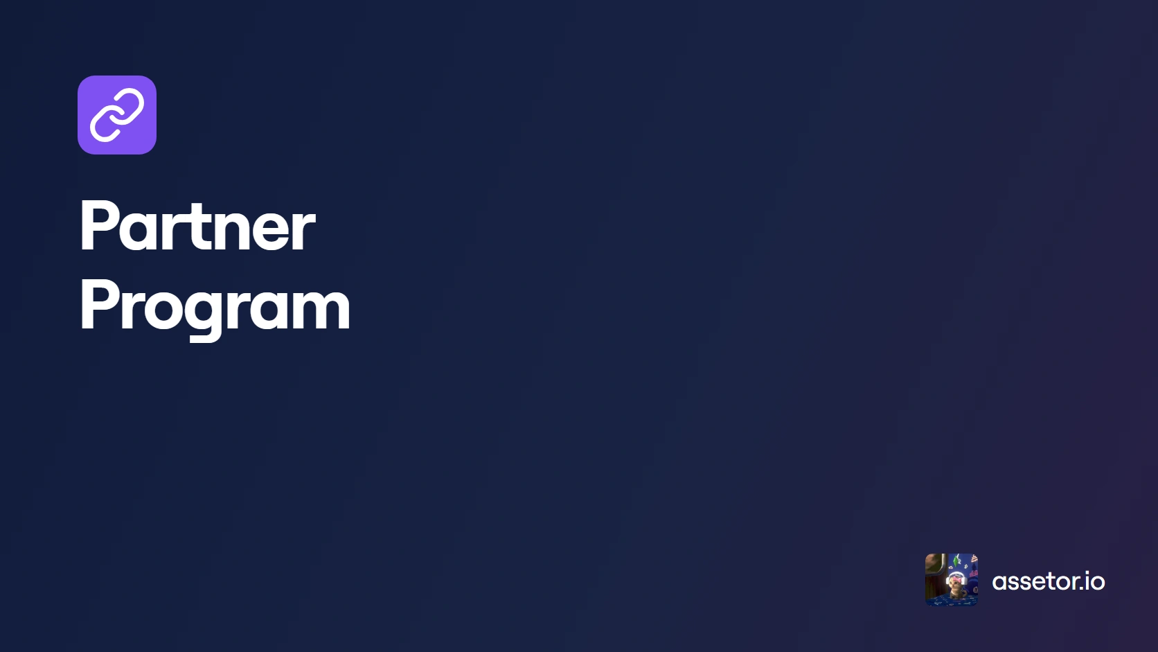 Assetor partner program